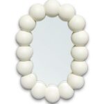 Resin Mirror Resin mirror with bead shaped frame