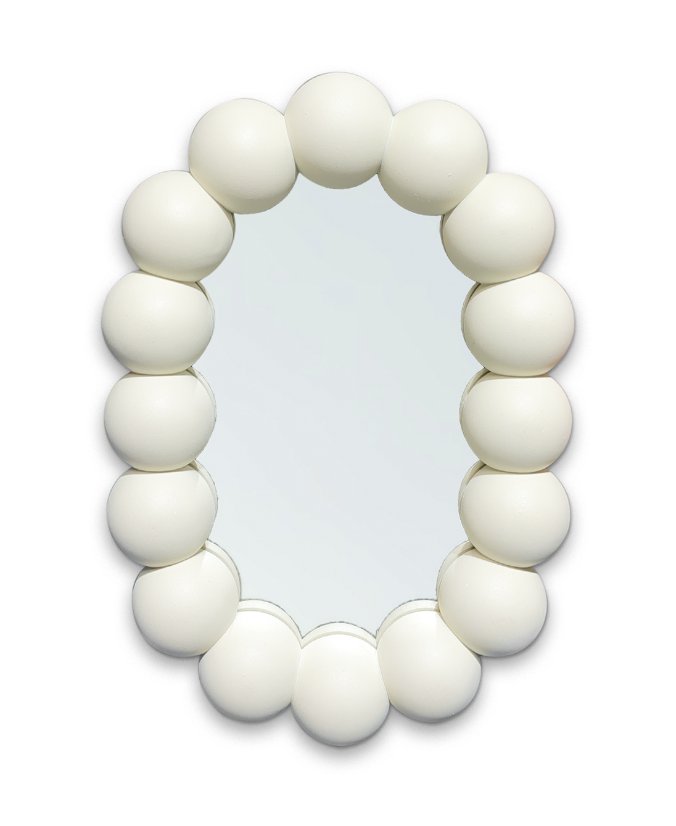 Resin Mirror Resin mirror with bead shaped frame